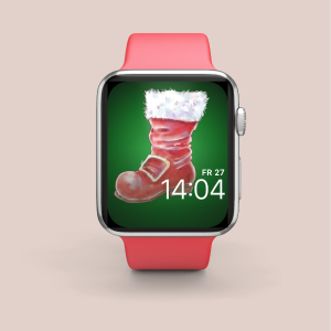 Christmas Boots Apple Watch Face