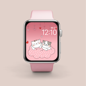 Valentine's Day Cats 1 Apple Watch Face