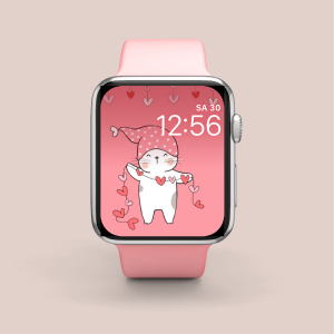 Valentine's Day Cats 3 Apple Watch Face