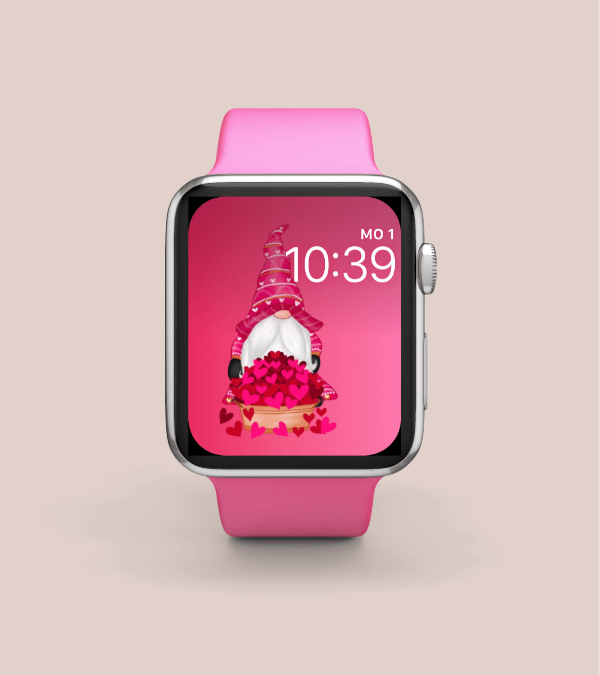 Valentine's Day Gnome 2 Apple Watch Face