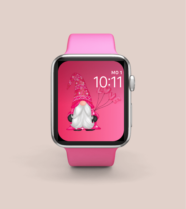 Valentine's Day Gnome 3 Apple Watch Face