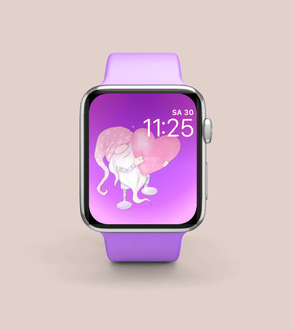 Valentine's Day Gnome 5 Apple Watch Face