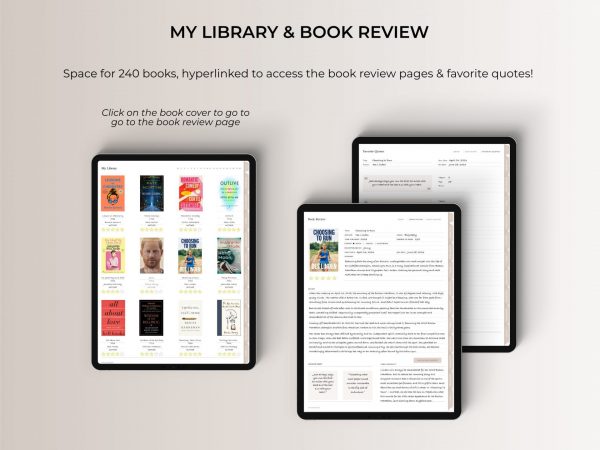 Digital Reading Journal - MY LIBRARY & BOOK REVIEW