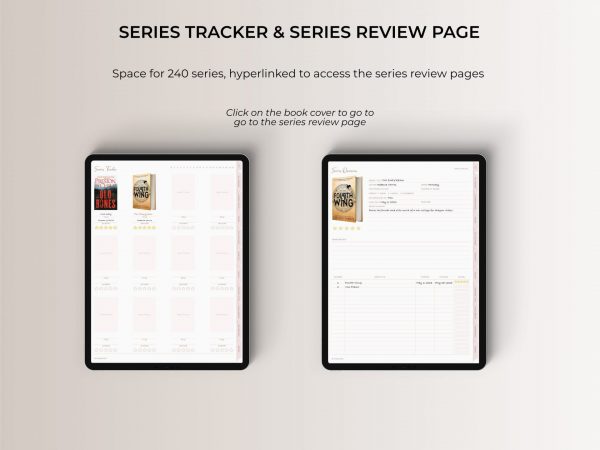 Digital Reading Journal - Series Tracker and Series Review