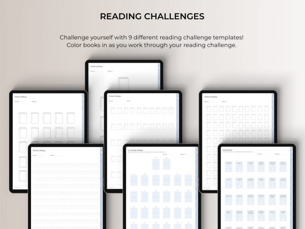 Digital Reading Journal - Reading Challenges