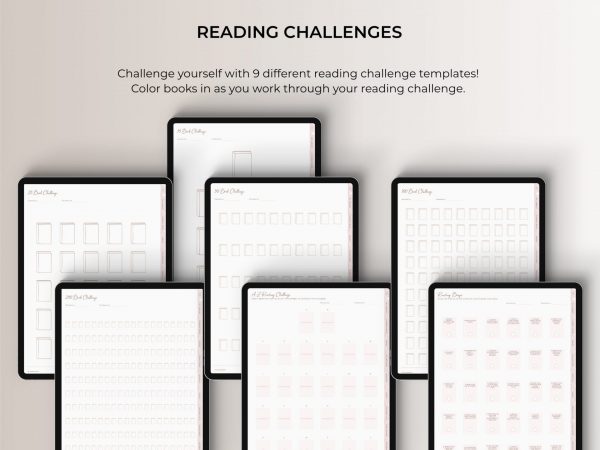 Digital Reading Journal - Reading Challenges